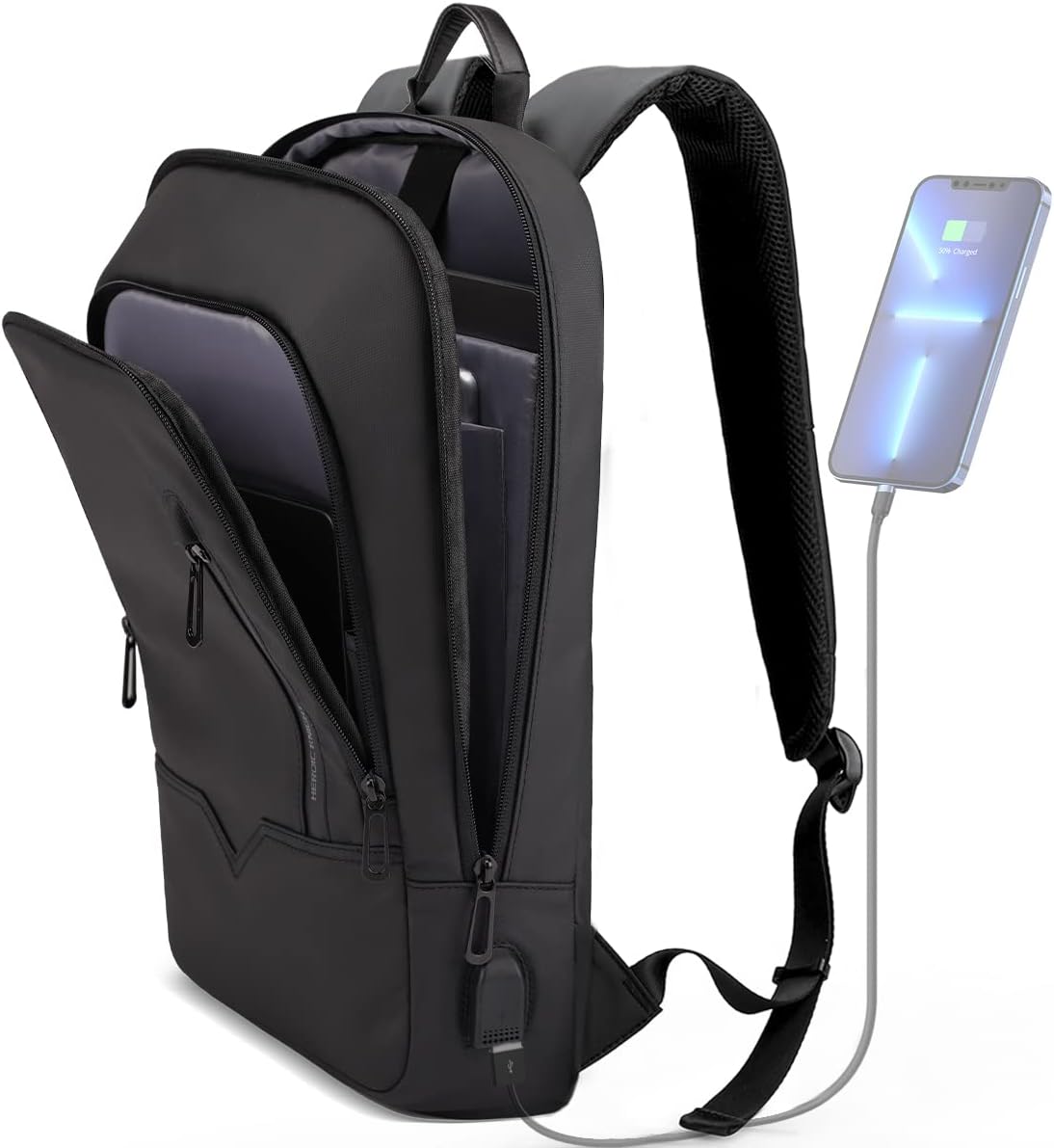 Sleek Travel Backpack with USB™